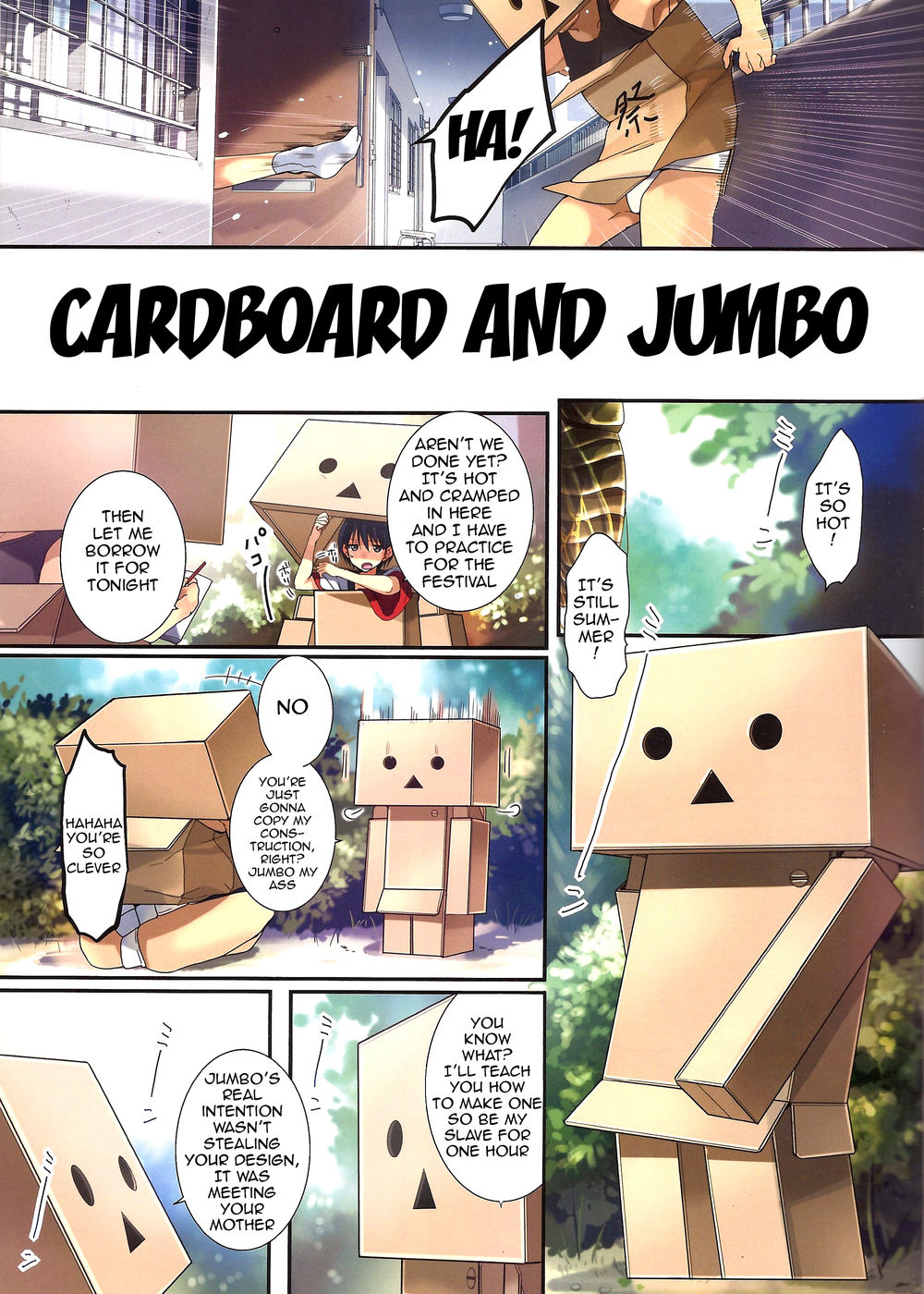 Hentai Manga Comic-Danbo - to Jumbo-Read-4